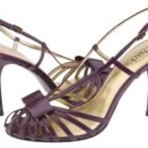 Charles by Charles David Tipsy black patent heels.